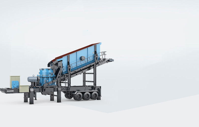 PP系列轮胎移动圆锥式破碎站