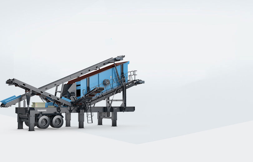 PP系列轮胎移动筛分站